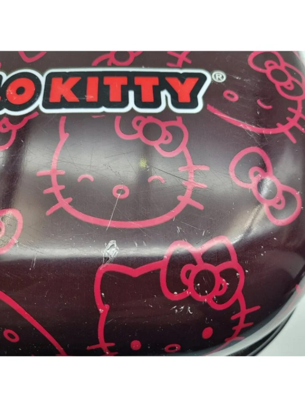 Hello Kitty Hard Shell Backpack Sanrio 2023 Pink Black youth kids size